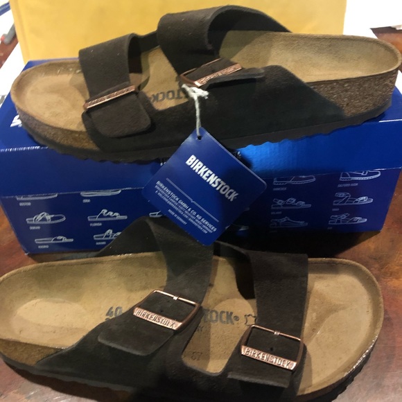 Birkenstock Shoes - Birkenstock Arizona Mocca suede asst new